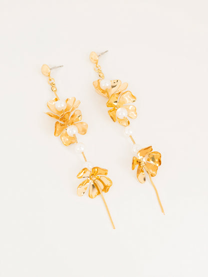 Floral Drop Earrings